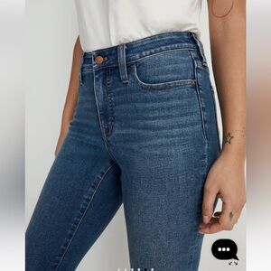 Madewell Tall Curvy Roadtripper Authentic Skinny Jeans in Roselawn Wash, Sz 27T